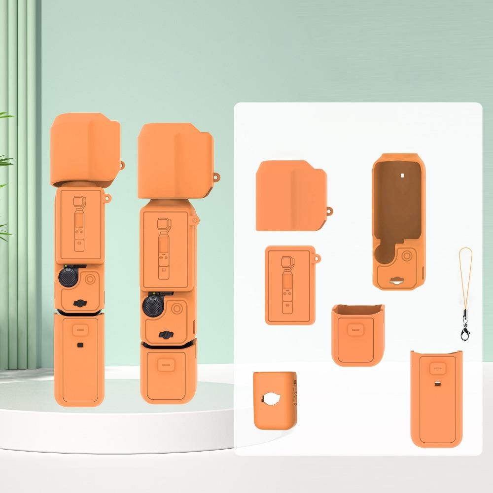 All-Round Protection Silicone Gimbal Camera Case Screen Cover for DJI OSMO Pocket3 Outdoor Shooting