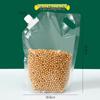 Moisture-Proof Transparent Grain Storage Bag with Spout