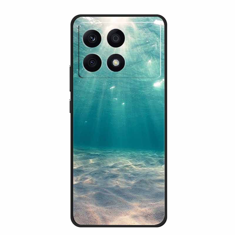 Para Xiaomi Poco X6 Pro 5G Funda Lujo TPU Silicona Trasera Fundas de Teléfono para Xiaomi Poco X6 Dibujos Animados Protector 2311DRK48I Funda