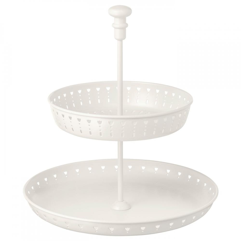 

ИКЕА ГАРНЕРА Подставка для сервировки 2 яруса белая