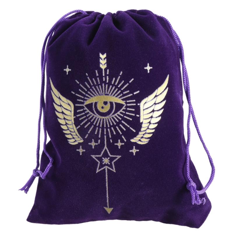 Würfel Aufbewahrungstasche Samt Tarot Kordelzugtasche Brettspiel Karten Kordelzugtasche Schmuck Runen Beutel Organizer