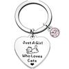 Keychain Steel Stainless Keyring Christmas Friendship Gifts Backpack Pendant
