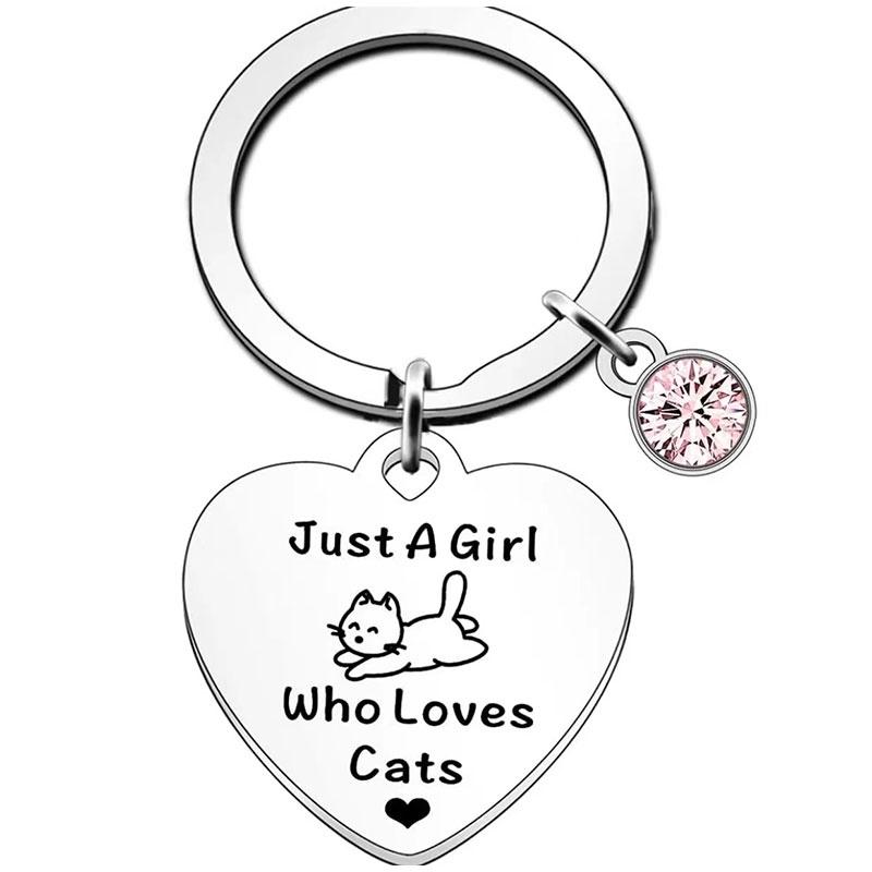 Keychain Steel Stainless Keyring Christmas Friendship Gifts Backpack Pendant