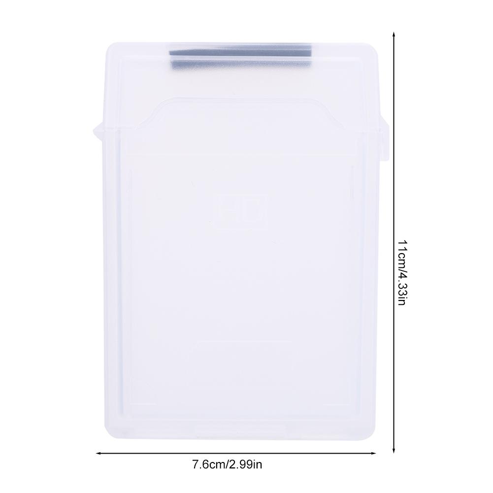 2.5 Inch Dust Proof Plastic IDE SATA HDD Hard Disk Drive Storage Box Protective Cover Moisture-proof 2.5 Inch Hard Drive Storage
