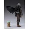 TAMASHII NATIONS S.H. Figuarts Star Wars The Mandalorian & Grogu 150mm Action Figure ABS PVC Fabric Painted