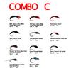 40PCS/Box Fishing Fly Set Nymph Midge Bead Head Larvae Pupa Stonefly for Trout Fly Fishing