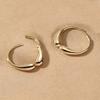 Romantic French Minimalist Copper-Plated Luxury Ear Hoops and Studs 2025