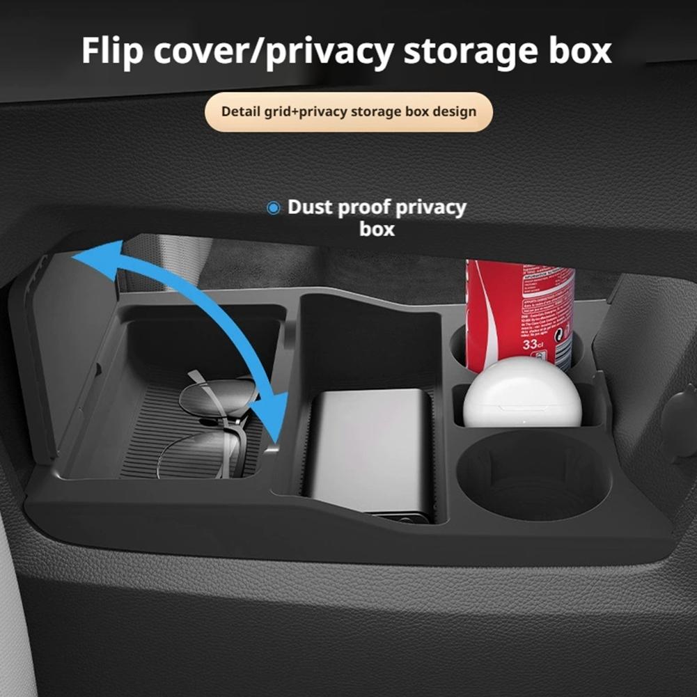 Car Center Console Storage Box For the 2025-2026 For Chery Tiggo 9 and Tiggo 8L CSH PHEV Models Central Lower Layer Tray Divider