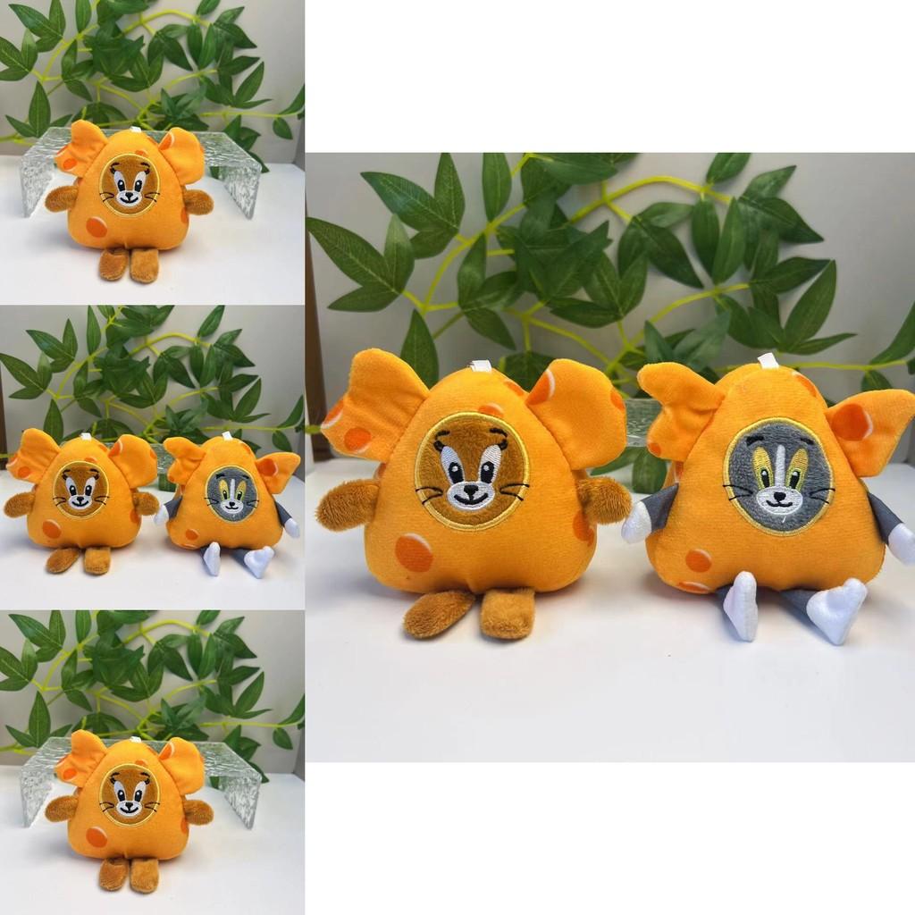 Adorable Tom And Jerry Plush Keychain Cute Animal Keychain For Backpacks And Bags