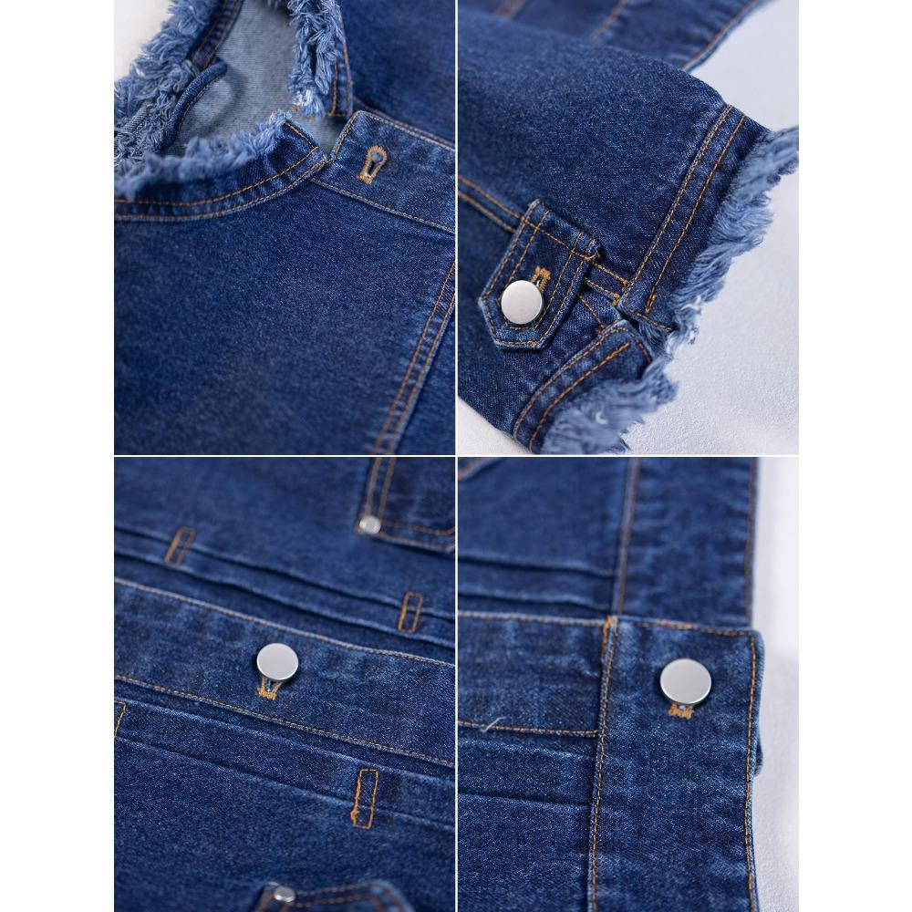 Autumn Winter Denim Jackets Coat Casual Long Sleeve Women Plus Size Loose Buttons Blue Vintage Outwear