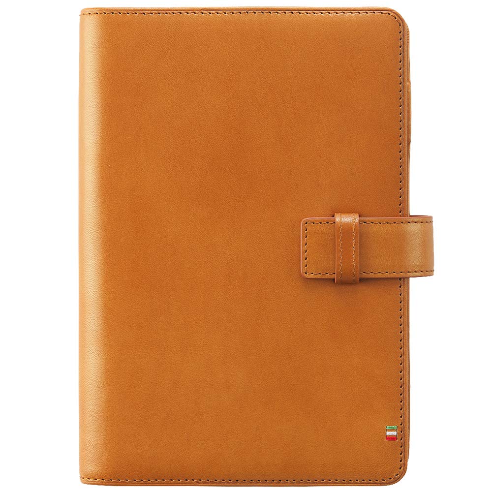 

Italian Leather System Notebook [Golbe] (Brown, B6)