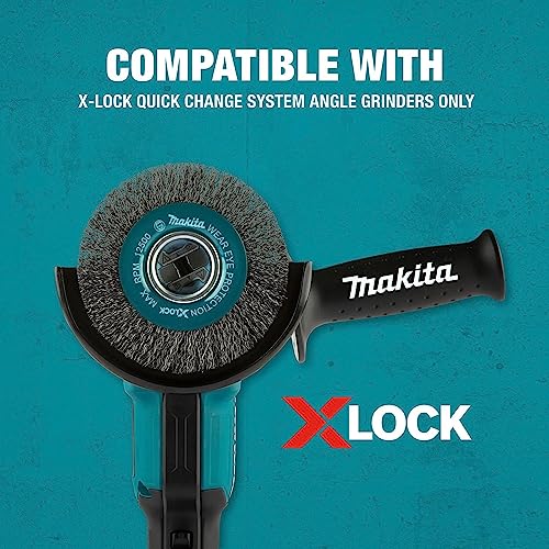 Makita D-72665 X-Lock 4-1/2" drátěný kartáč z uhlíkové oceli
