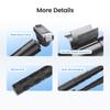 Extendable 120cm Camera Extension Stick With Fast Magnetic Mount Works With Most Action Cameras Black