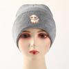 Unisex Winter Hats Knitted Hat Beanie Cute Sheep Print Woman Cap Simple Cancer Chemo Knit Cap Beanie Perfect For Mountaineering