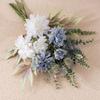 Artificial Dahlia Flower Bouquet Faux Silk Floral Arrangements with Eucalyptus Leaves for Dining Table Centerpieces DIY Wedding Bridal Bouquet