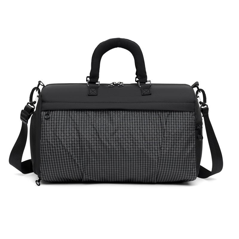 Unisex Large Capacity Travel Tote: Handheld or Shoulder Gym Bag with Wet/Dry Separation, Shoe Compartment, and Outdoor Sports Storage.