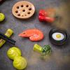 Cute Creative Chopstick Rest Anti-slip Easy To Clean Decorative Vegetable Bread Ceramic Chopstick Holder Kitchen Supplies