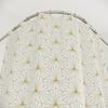 Golden Art Deco Boho Shower Curtain - Vintage Bathroom Decor, Roaring 20s Style, Golden Curtain
