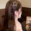 [Rhinestone Star Hair Clips] 2pcs Rhinestone Five-Pointed Star Hair Clips | Back-of-the-Head Bangs and Side Bangs Clip