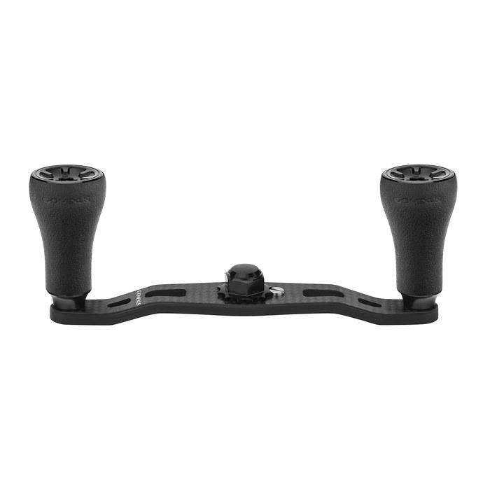 Gomexus FH95 Reel Handle – Daiwa/Shimano Baitcasting Reel – Carbon Fiber – 95mm – TPE Knob – All Black