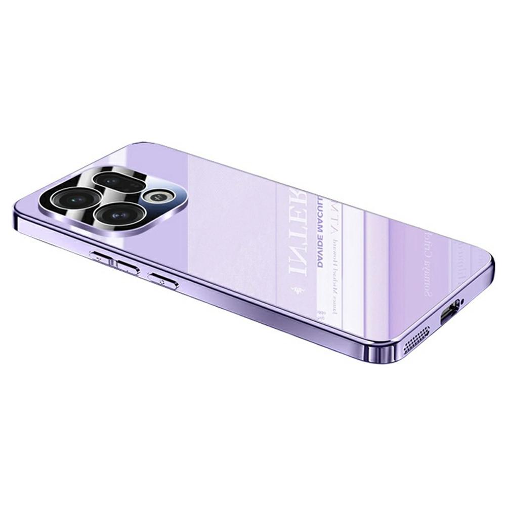 For Oppo Find X9 5G Case Electroplating PC Phone Back Cover with Camera Lens Protector