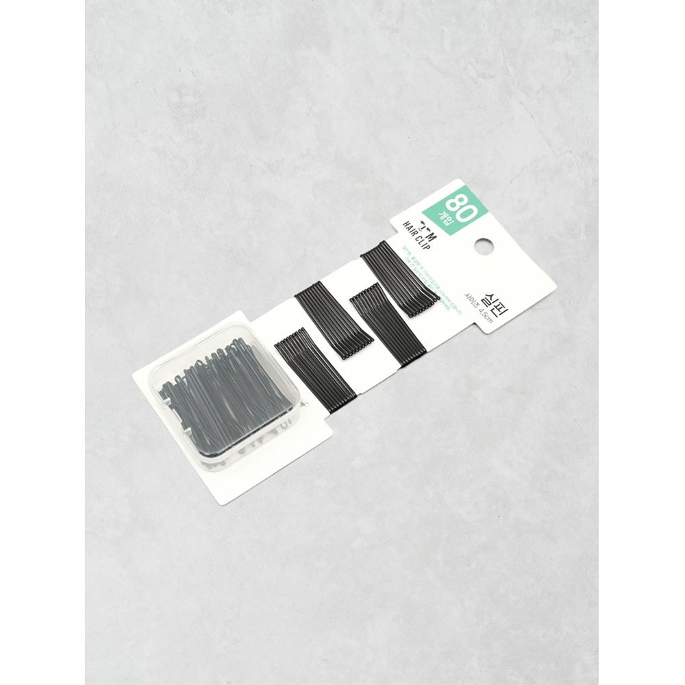 

Шпилька для волос Daiso 80 шт. Black pattern (wave)