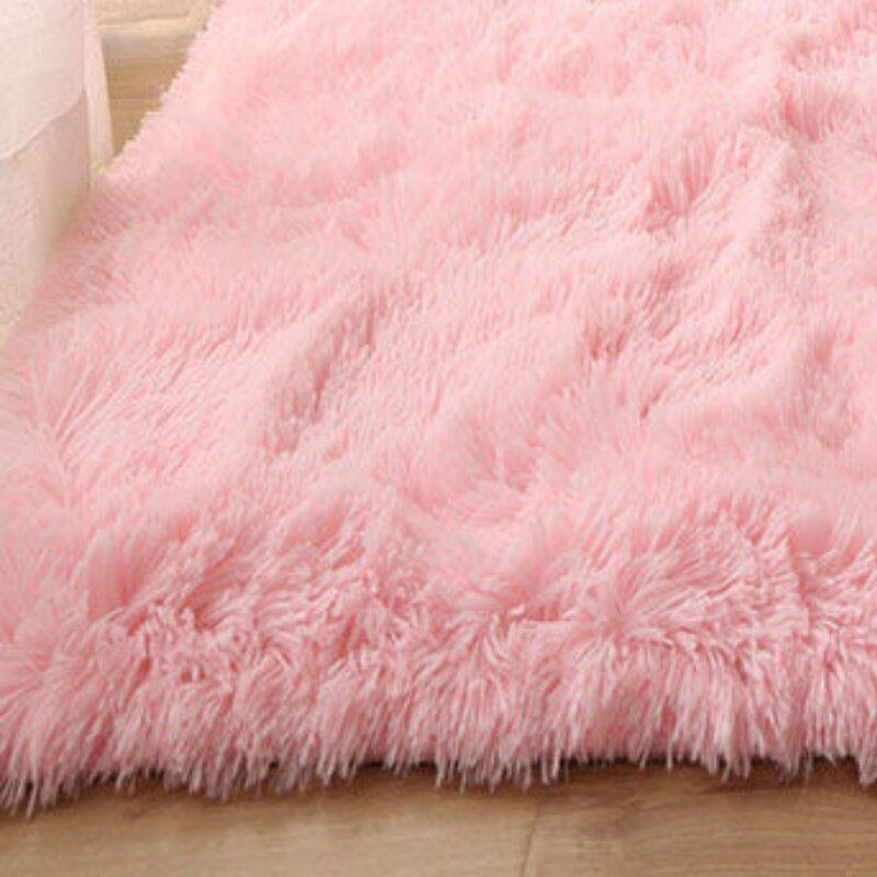 

Passenger Seat Plush Foot Mat Single Piece Furry Car Foot Mat Universal for Girls Upper Layer Carpet Exclusive for Girlfriends [Light Pink] Super Soft Car Floor Mats (40*60cm)