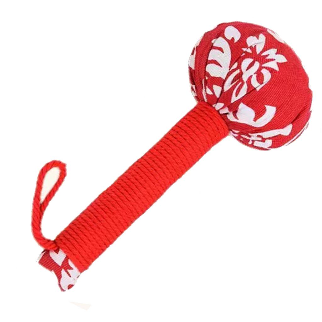 Wormwood Massage Hammer Handmade Handheld Knock Massage Hammer for Body Neck Back 15cm