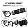 Car Keychain Logo Carbon Fiber Leather Emblem Key Chain Accessories For Opel Meriva Mokka Grandland Vectra Zafira Vivaro Antara
