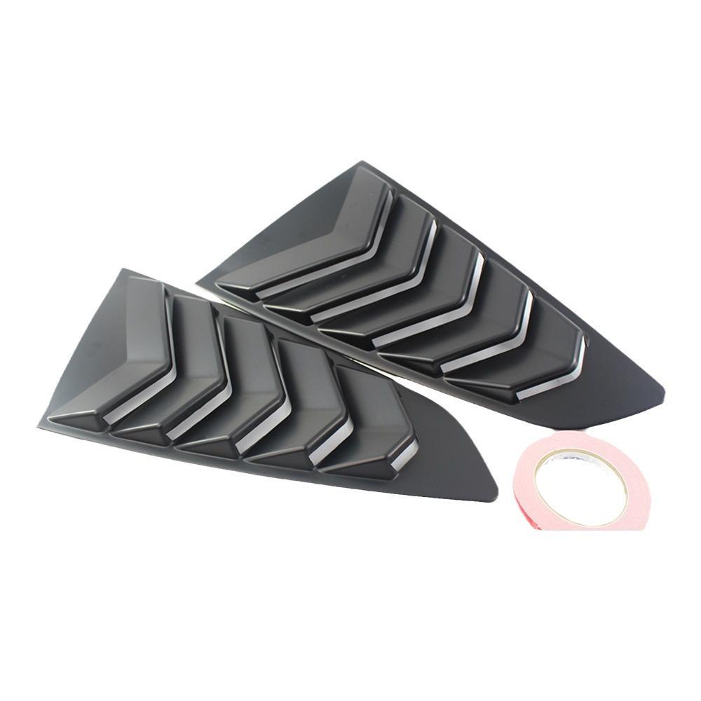 Żaluzjowa nakładka na tylne okienko ćwierćkowe w sportowym stylu dla Ford Mustang 2015-2017