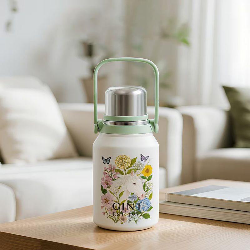 New Style Large-Capacity Thermos Cup for Students, High-Looking Outdoor Portable Anti-Fall Filter Tea Brewing Kettle Cup for Girls