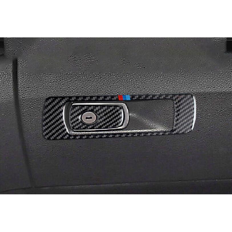 Co-Pilot Box Handle Bowl Trim For BMW 3-4 Series GT 2013- Real Carbon Fiber
