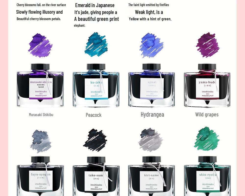 Pilot Iroshizuku INK-50 Natural Color Ink for Non-Carbon Steel Pens