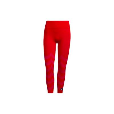 adidas X Marimekko Color Block Knitted Training Leggings Women Leggings Bright-Red GU9526