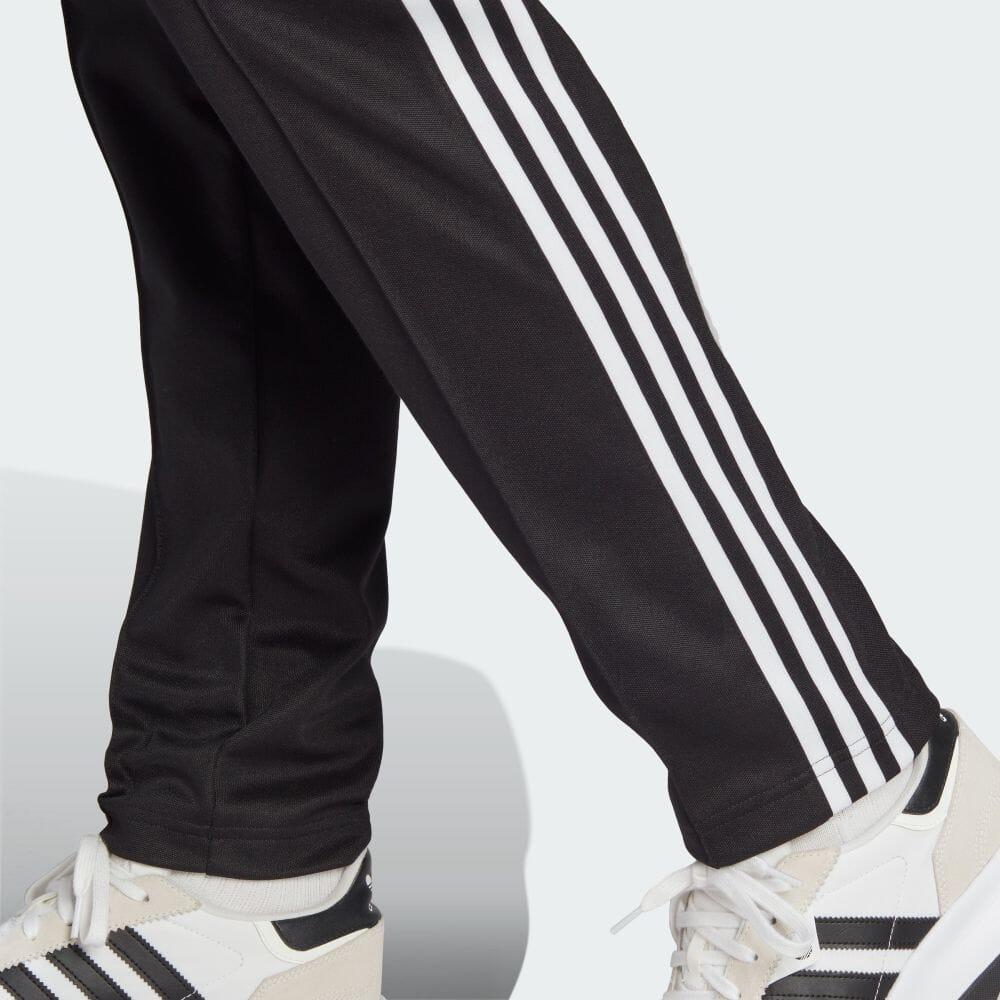Adidas Originals Trefoil Three-Stripe Colorblock Joggers With Elastic Waist Men Bottoms Black II5764