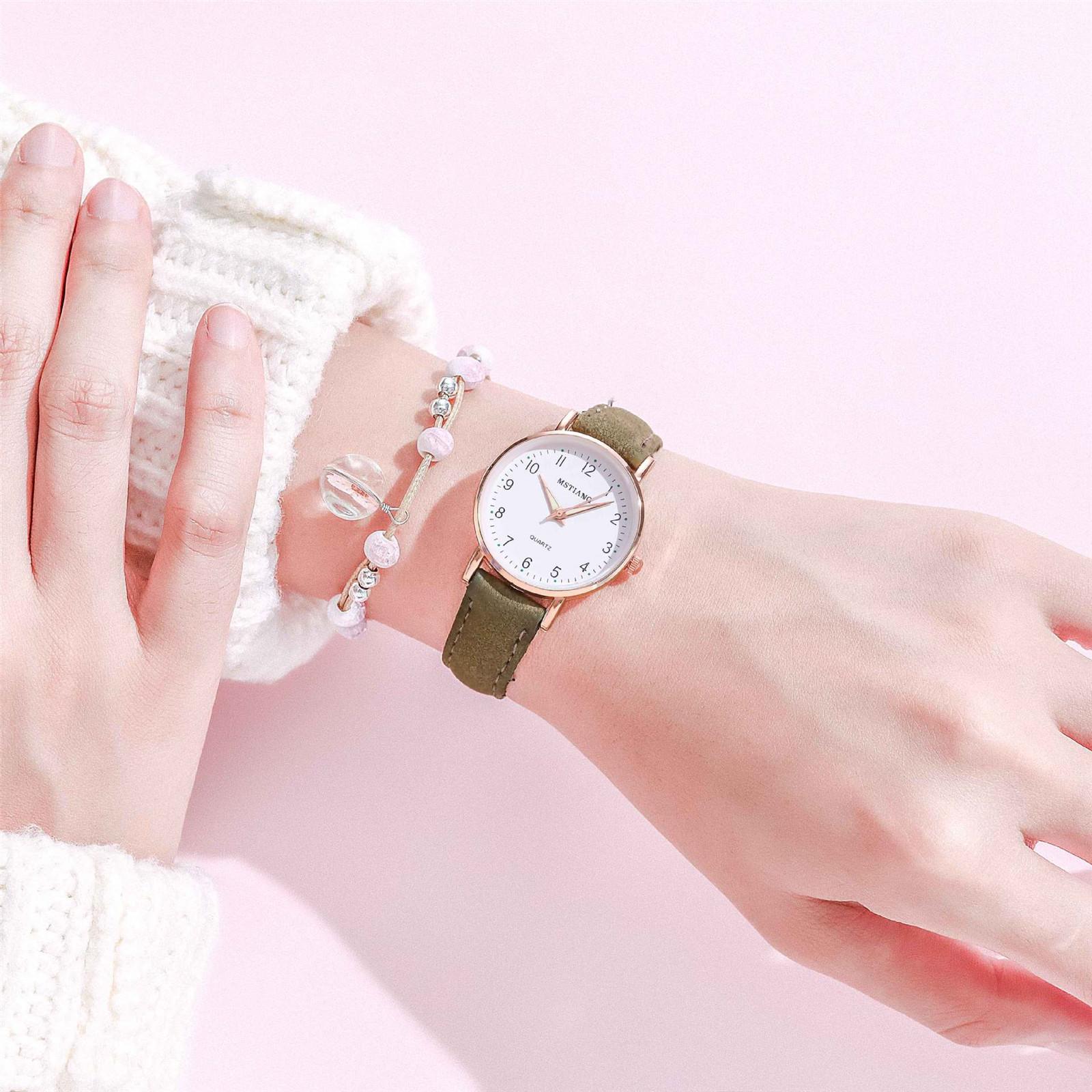 

Женские светящиеся ретро женские часы с бриллиантами и поясом, кварцевые часы One Size