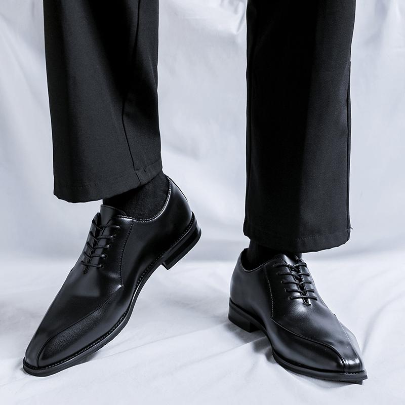 Business Men's Leather Shoes Classic Minimalist Style Office Outdoor Formal Evening Party Daily High-quality Shoes 38-46
