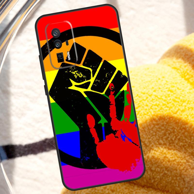 Rainbow Lesbian Pride Gay LGBT Case For POCO X3 X4 X5 X6 Pro M5s M6 F3 F5 Xiaomi 14 13 Ultra 12 Lite 11T 12T 13T Pro Cover