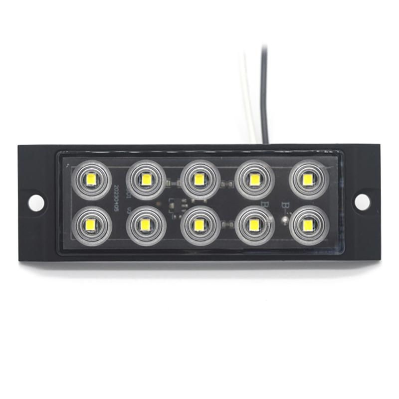 1Pcs 12-24V 10 Leds Trailer Lights Waterproof Double Sides Marker Trailer Lights Car Truck Rear Tail Lamps Warning Signal Lights