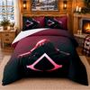 Assassins Creed Pattern Bedding 3Pcs Set Bed Sheet And Pillowcases For Indoor Bedroom