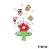 Cartoon Kids Dinosaur Mermaid Fruit Flower Animal Robot Finger Arm Tattoo Sticker