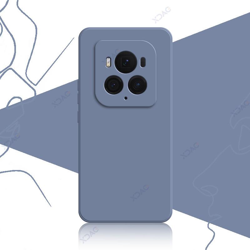 Luxury Double Liner Cover Cases for Honor Magic6 Magic 6 Pro Ultimate 6Pro 6Ultimate 5G Square Liquid Silicone Phone Armor Coque