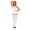 Sex Underwear Sexy Fishnet Socks One-piece Stockings Women's Open Crotch Suspenders Hollow Perspective Temptation One-piece Netwear