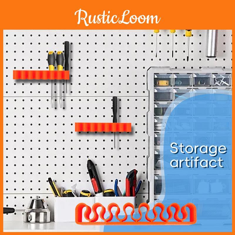 Non Wall Desktop Perforated Adhesive Data Cable Storage Bracket Home For