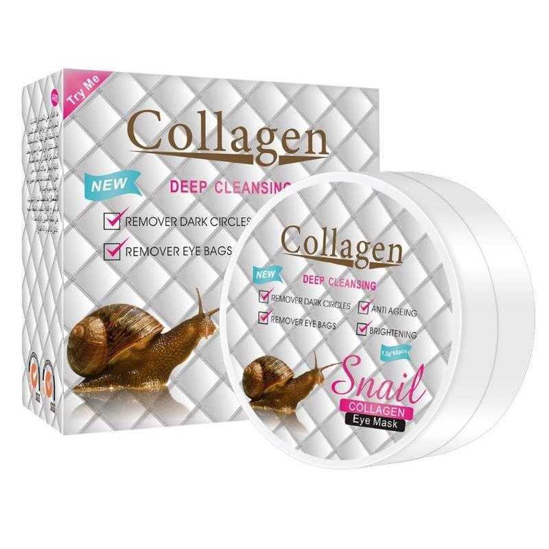 Snail Collagen Anti-Wrinkle Crystal Under Eye Patches Eye Mask Anti Dark Circles Wrinkles Beauty