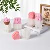 DIY Love Rose House Candle Mold 3D Gift Box Flower Pot Aromatherapy Soap Silicone Candle Making Tool Valentine's Day Decoration