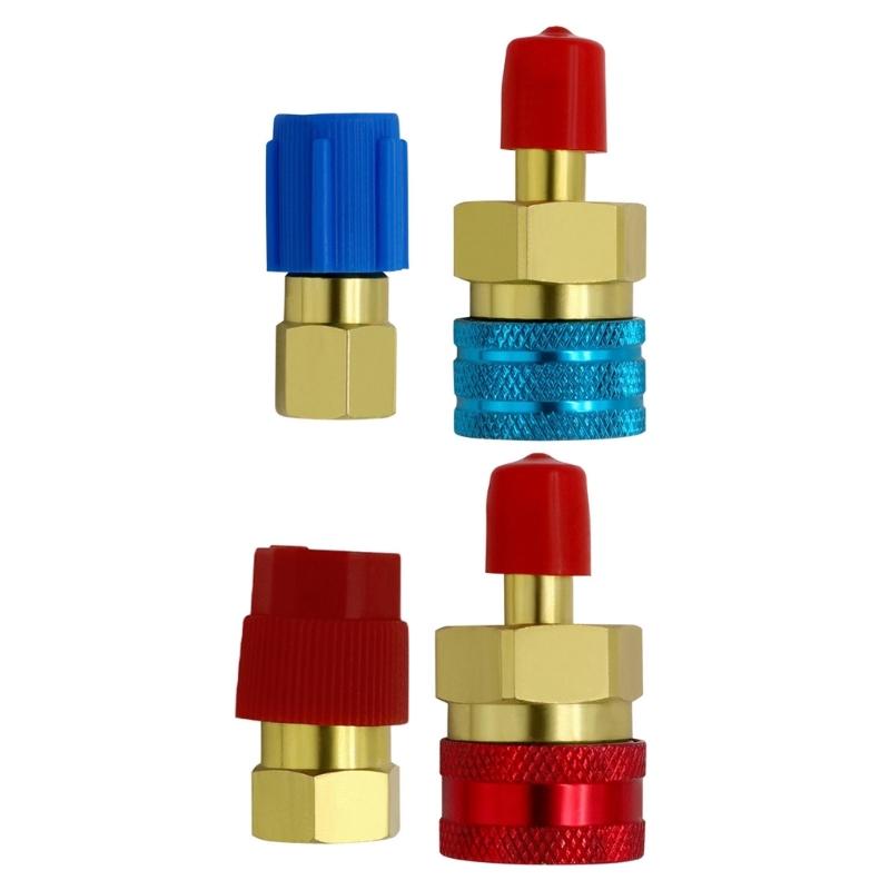 Refrigerant Quick Couplers Quick Couplers Adapters for R1234YF Car Air Conditioner Charging Quick Connector