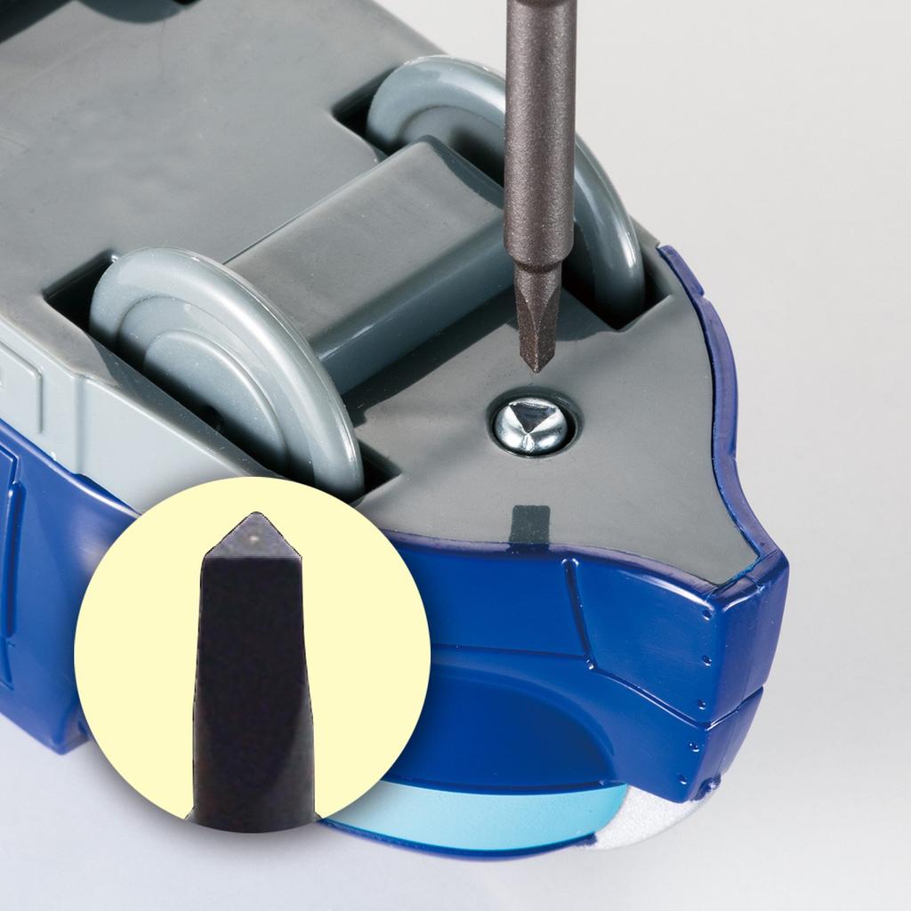 VESSEL Schraubendrehersatz, Family Dora 12, für Kreuzschlitz-, Schlitz-, Bohrer- und Dreiecksschrauben, TD-912N