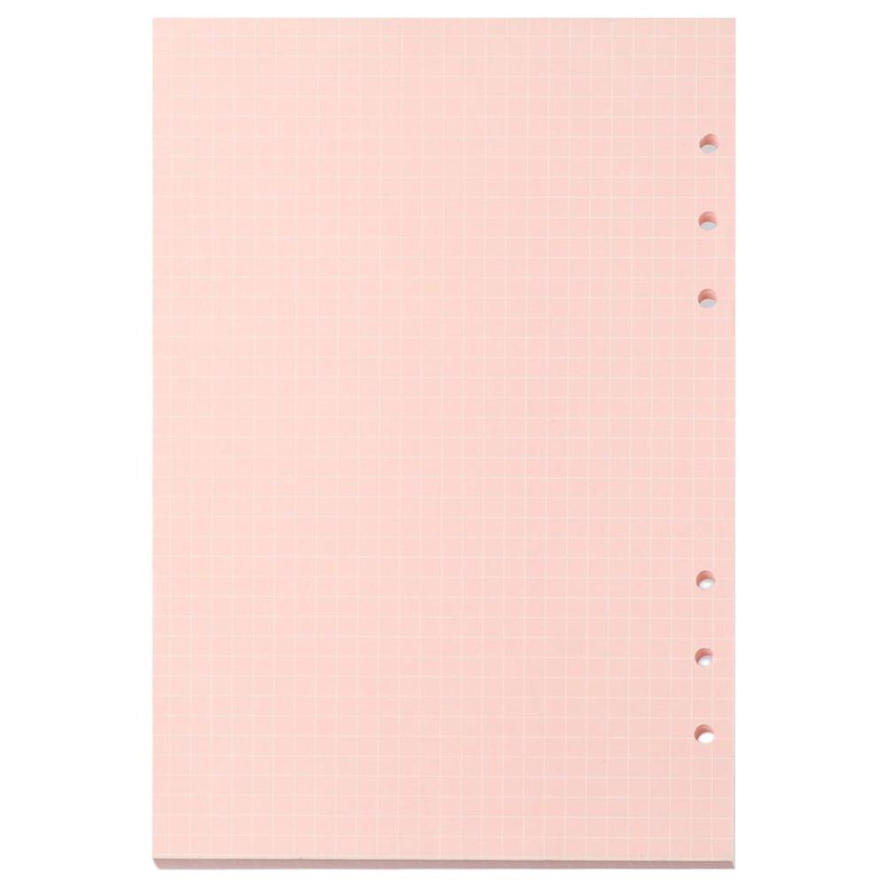 

Multi-color Graph Paper Loose Leaf Paper 40 Sheets/pad Binder Planner Inserts Paper Green