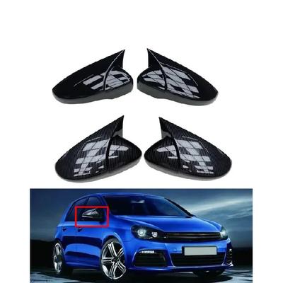 Auto Seitenflügel Rückspiegelabdeckung Passend für VW JETTA MK6 Volkswagen Passat B7 Scirocco Käfer CC Eos Aufsteckbare Spiegelkappen